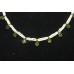 Necklace Beaded Strand Peridot Freshwater Pearl Semi Precious Gemstone E188
